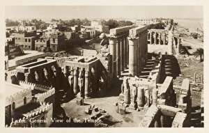 Amun Gallery: Luxor Temple Complex - Birds eye view of the temple