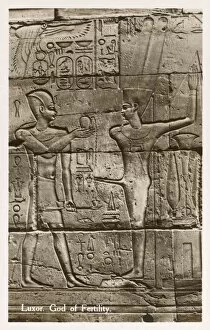 Amon Gallery: Luxor Temple Complex, Egypt - Min, the God of Fertility
