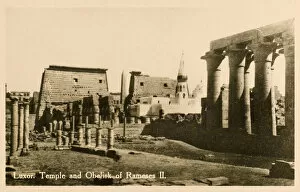 Amon Gallery: Luxor Temple Complex - Temple and Obelisk of Rameses II