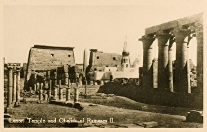 Amun Gallery: Luxor Temple Complex - Temple and Obelisk of Rameses II