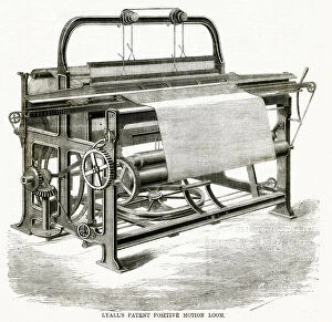 Lyall's patent postive motion loom