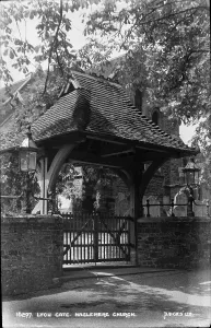 Churchyard Prints: Lych Gate at Haslemere Church
