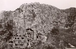 Lycian rock tombs - Fethiye, Turkey