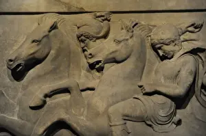 Lycian Sarcophagus. 5th century BC. Paros marble