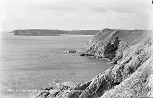 Lydstep Bay and Old Castle Head