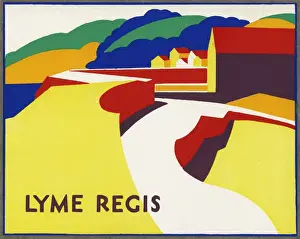 Lyme Prints: Lyme Regis - 1930s travel
