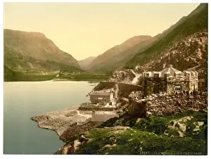Llanberis Prints: Lyn Peris Pass, Llanberis, Wales