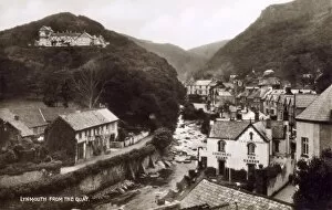 Images Dated 27th April 2011: Lynmouth, Devon - Countisbury Hill