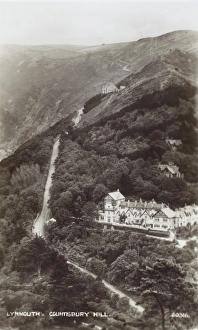 Images Dated 27th April 2011: Lynmouth, Devon - Countisbury Hill