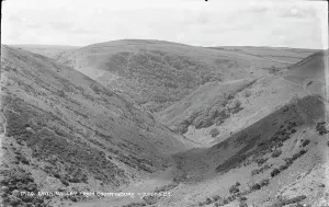 Valleys Prints: Lynn Valley from Countisbury