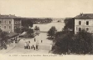 Lyon, France - Barracks Entrance