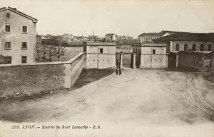 Images Dated 4th April 2011: Lyon, France - Entrance to the Lamothe Fort