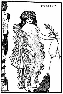 Images Dated 26th January 2011: Lysistrata by Aubrey Beardsley