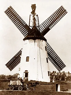 Lytham Prints: Lytham St. Annes Windmill early 1900s