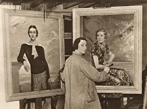 Duchess Prints: M. Baynon Copeland working portraits of Lady Mountbatten & W