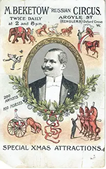 Argyle Prints: M Beketow Russian Circus