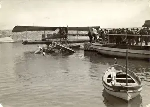 Contest Prints: M Bregis Breguet H1-U2 seaplane sheltering at Beaulieu