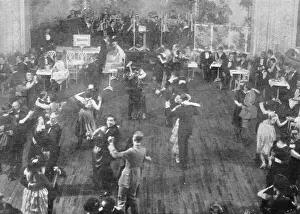 Salon Prints: M. Duques dancing salon at the Coliseum, Paris, 1919