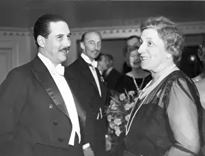 Chambre Prints: M Guy La Chambre French Air Minister with Madame Bleriot