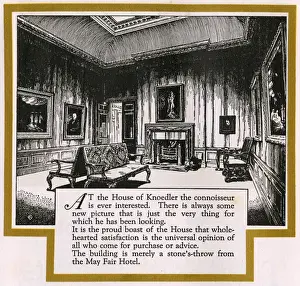 Dealers Prints: M Knoedler art gallery advertisement