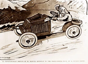 Vienna Collection: M Marcel Renault in the Paris to Vienna Race