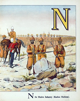 Images Dated 18th November 2013: M for Marine Light Infantry N for Native Infantry