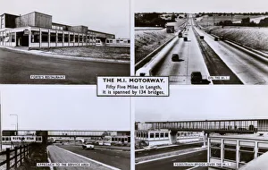 Dunstable Gallery: The M1 Motorway - 3 Service Stations - Dunstable turn-off
