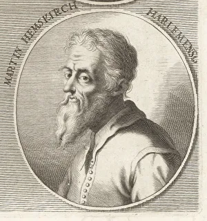 Engraver Prints: Maarten van Heemskerck, Dutch painter, 1498-1574