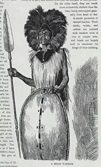Nomads Prints: A Maasai Warrior