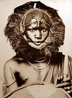 Maasai Warrior, Africa, Victorian period