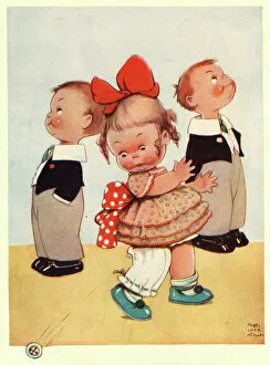 Mabel Lucie Attwell - All dressed up - an the button would