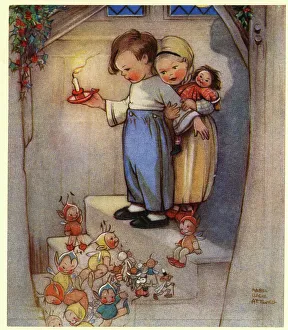 Images Dated 11th May 2018: Mabel Lucie Attwell - Christmas Eve