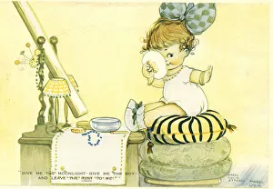 Images Dated 11th May 2018: Mabel Lucie Attwell - Give me the moonlight, give me the boy