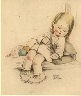 Images Dated 11th May 2018: Mabel Lucie Attwell - WWII Successful Evacuation of School