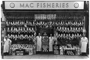 Ducks Prints: Mac Fisheries Poulterers