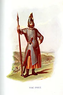 Images Dated 27th February 2020: Mac Phee, Traditional Scottish Clan Costume