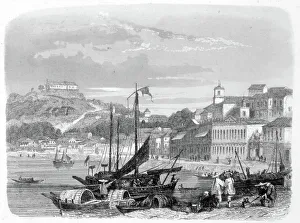Macao: the Pria Grande (harbour) Date: 1846