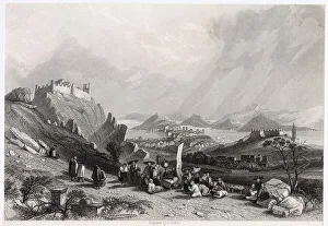 Forts Prints: Macao: view from the forts of Heang-Shan. Date: circa 1840