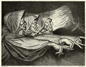 Halloween Gallery: Macbeth / Witches / 1863