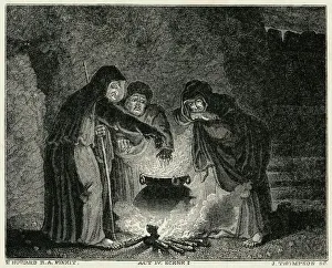Nineteenth Gallery: Macbeth / Witches / Cauldron