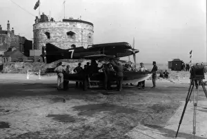 Calshot Prints: Macchi M67 Schneider Trophy racing seaplane at Calshot