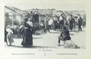Macedonia - Young folk dancing