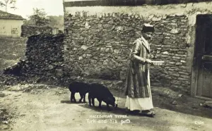 Macedonian Turk and two pets