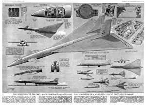 Concorde Prints: Mach 3 Aircraft (Concorde) by G. H. Davis