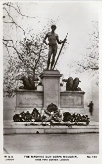 Machine Gun Corps Memorial, Hyde Park Corner, London