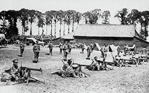 Tommies Collection: Machine Gun Corps training during WW1