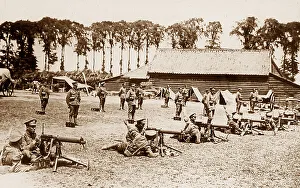 Machine Gun Corps training during WW1