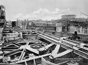 Machinery for working gates, Gatun locks, Panama Canal