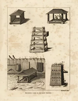 Stockdale Collection: Machines used in ancient sieges