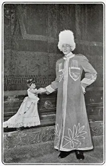 Hippodrome Prints: Machnow the Giant & Madame Chiquita, London Hippodrome